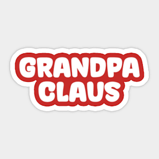 Christmas Family Grandpa Claus Sticker